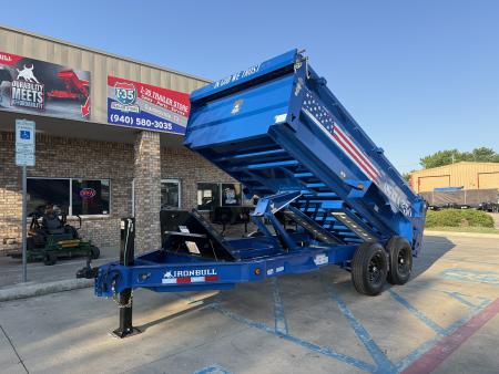 New 2027 IRON BULL DWB14 Dump Trailer 14'X83 