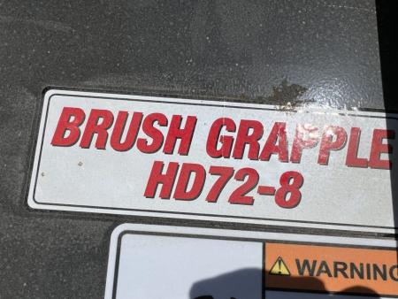 New 2026 Stout 72" Skid Steer Brush Grapple Bucket Attachment