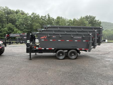 New 2026 Horizon Trailers RDZ 14' 15.7K Gooseneck Roll Off Trailer with THREE Bins