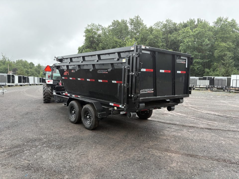 New 2026 Horizon Trailers RDZ 14' 15.7K GVWR Bumper Pull Roll Off Trailer with TWO 12.5 cubic yard Bins