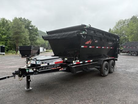 New 2026 Horizon Trailers RDZ 14' 15.7K GVWR Bumper Pull Roll Off Trailer with TWO 12.5 cubic yard Bins