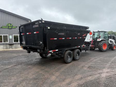 New 2026 Horizon Trailers RDZ 14' 15.7K GVWR Bumper Pull Roll Off Trailer with TWO 12.5 cubic yard Bins