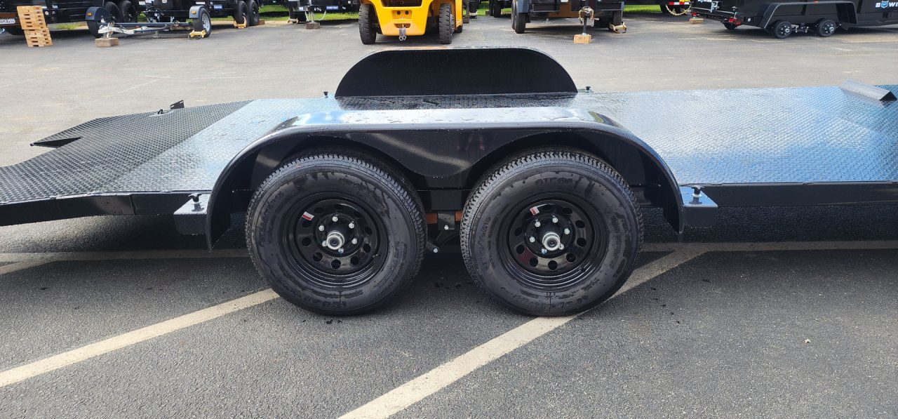 New 7 x 20 BWISE Hydraulic Tilt Bed Car Hauler Car / Racing Trailer 10k