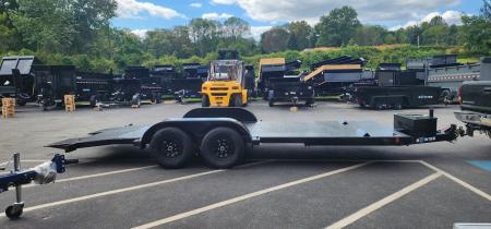 New 7 x 20 BWISE Hydraulic Tilt Bed Car Hauler Car / Racing Trailer 10k