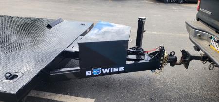 New 7 x 20 BWISE Hydraulic Tilt Bed Car Hauler Car / Racing Trailer 10k