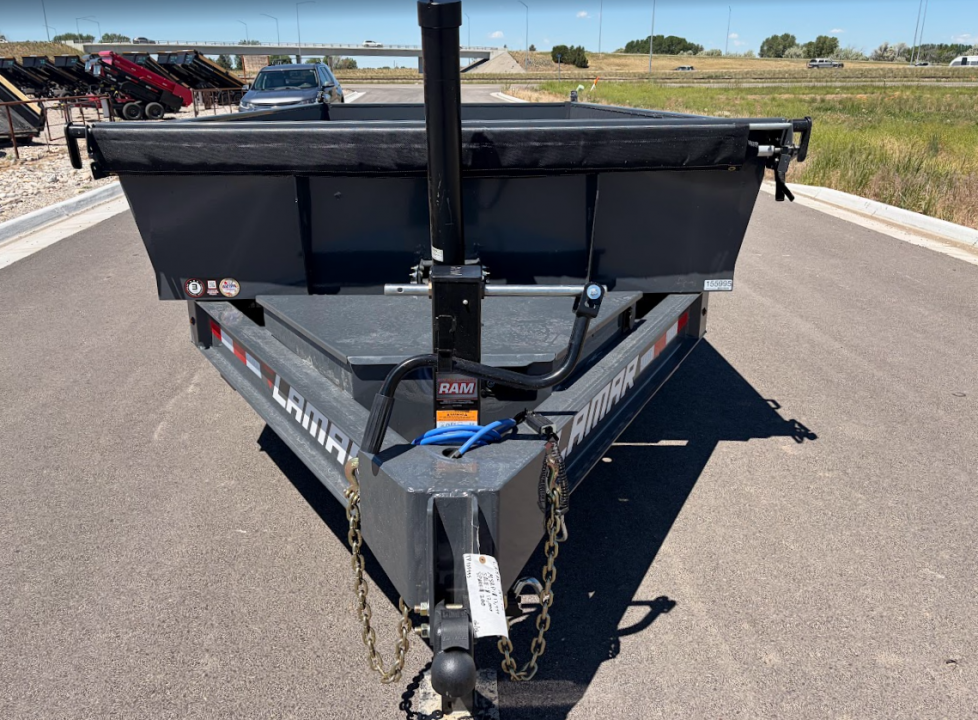 New 2026 Lamar 7x14 14k Telescopic Dump Trailer