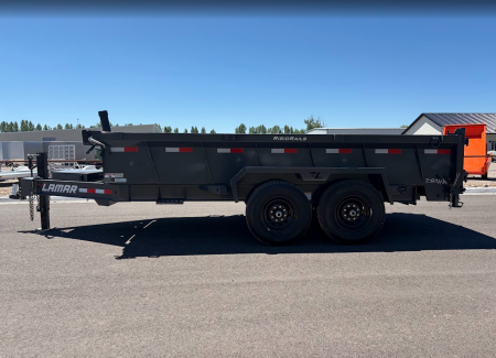 New 2026 Lamar 7x14 14k Telescopic Dump Trailer
