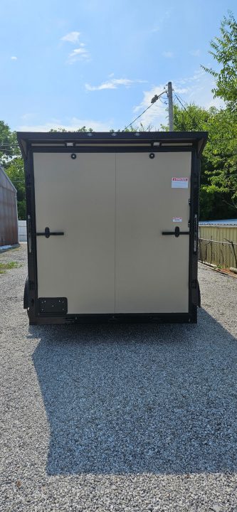 New 2026 Family Trailer 7x14 Tandem Axle Cargo / Enclosed Trailer- Screwless Exterior-Blackout Pkg-Rear Spoiler