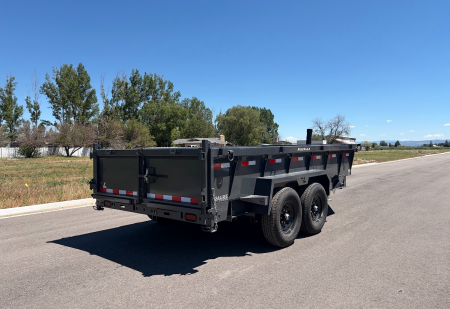 New 2026 Lamar 7x14 14k Telescopic Dump Trailer