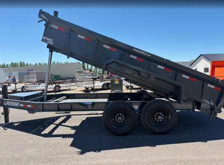 New 2026 Lamar 7x14 14k Telescopic Dump Trailer