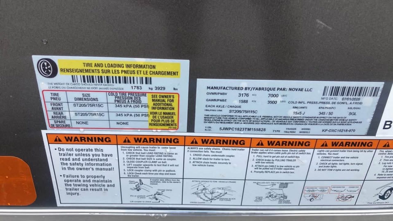 New 2026 Pace American 8.5x18 Cargo / Enclosed Trailer