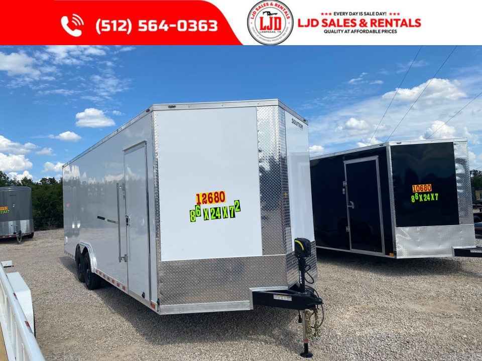 New 2026 Stallion - 8'5  X 24' X 7'2  - Cargo / Enclosed Trailer
