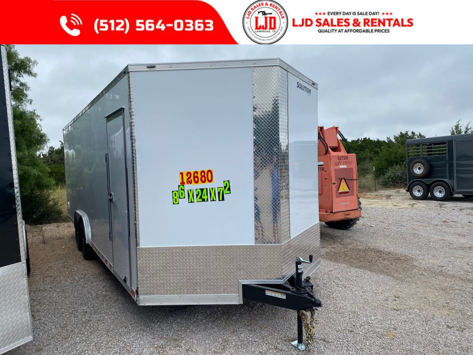 New 2026 Stallion - 8'5  X 24' X 7'2  - Cargo / Enclosed Trailer