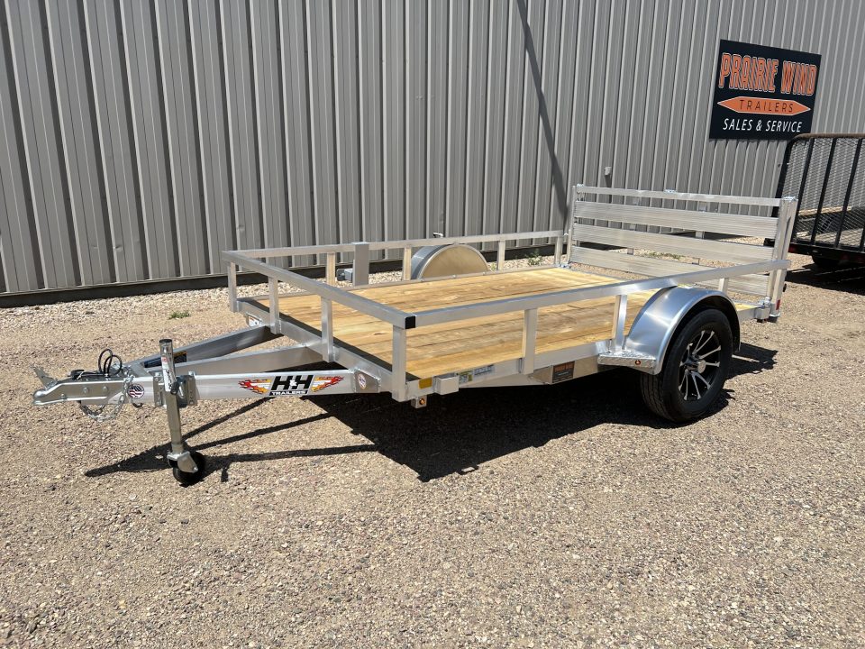 New 2026 H&H Trailers 10' Aluminum Utility Trailer