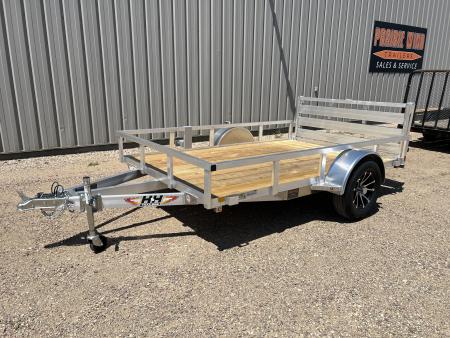 New 2026 H&H Trailers 10' Aluminum Utility Trailer