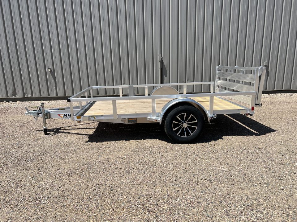 New 2026 H&H Trailers 10' Aluminum Utility Trailer