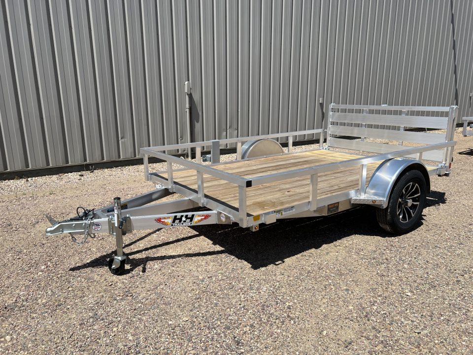 New 2026 H&H Trailers 10' Aluminum Utility Trailer