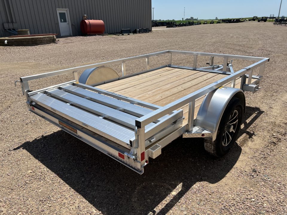 New 2026 H&H Trailers 10' Aluminum Utility Trailer