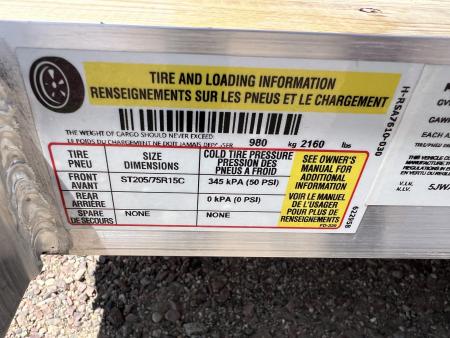 New 2026 H&H Trailers 10' Aluminum Utility Trailer