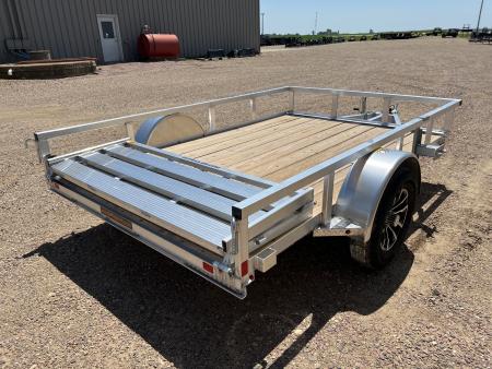 New 2026 H&H Trailers 10' Aluminum Utility Trailer