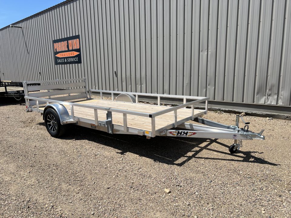 New 2026 H&H Trailers 14' Aluminum Utility Trailer