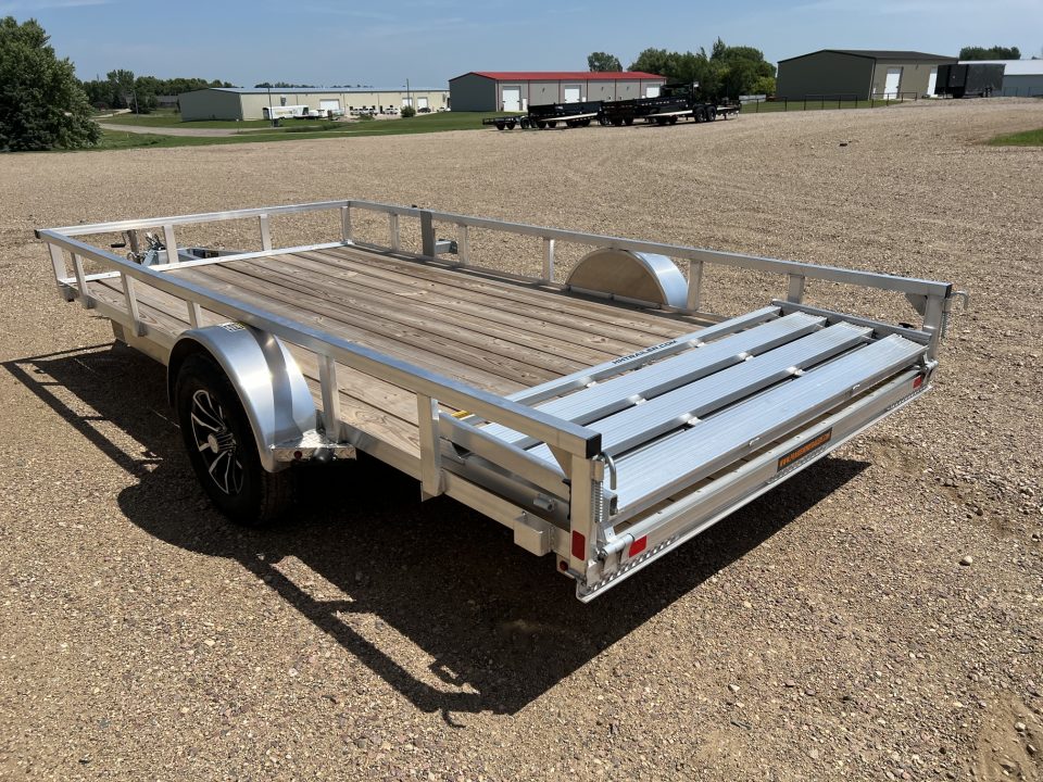 New 2026 H&H Trailers 14' Aluminum Utility Trailer