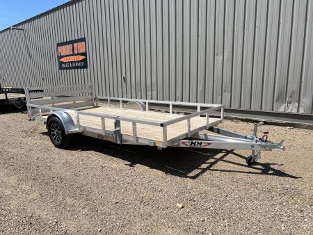 New 2026 H&H Trailers 14' Aluminum Utility Trailer