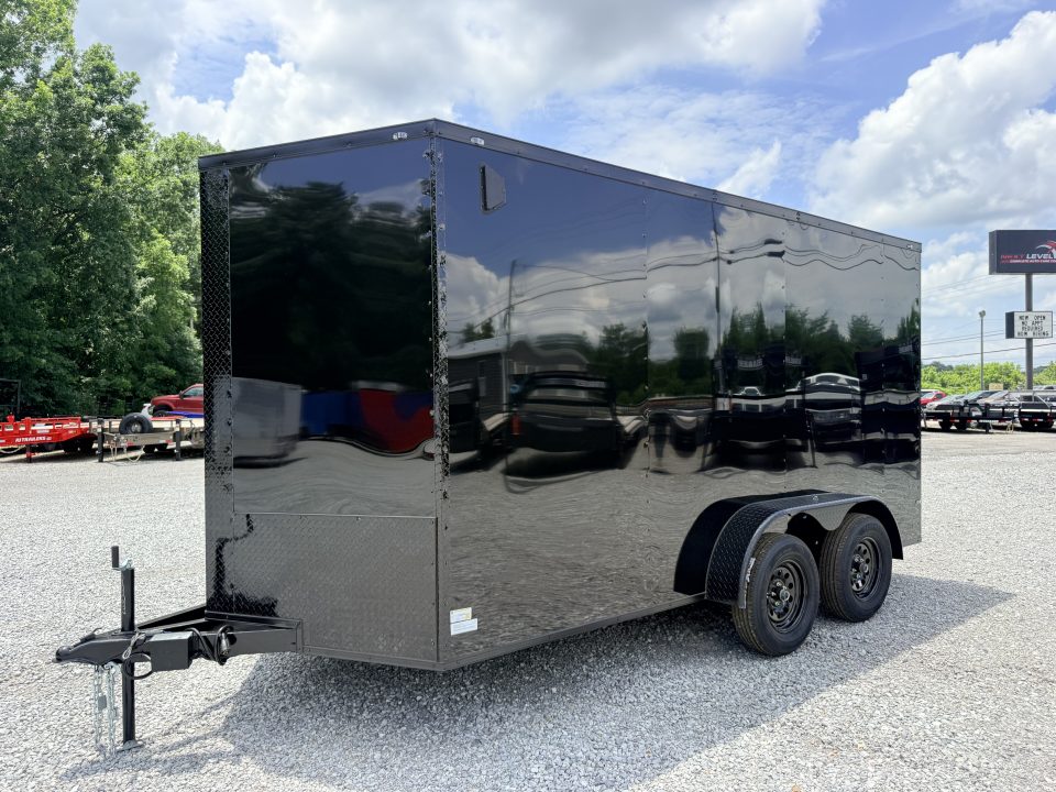 New 2026 Cargo United 7x14 TA (7FT HT) BLACKOUT .80 Polycore Cargo / Enclosed Trailer