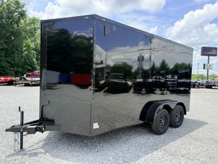 New 2026 Cargo United 7x14 TA (7FT HT) BLACKOUT .80 Polycore Cargo / Enclosed Trailer