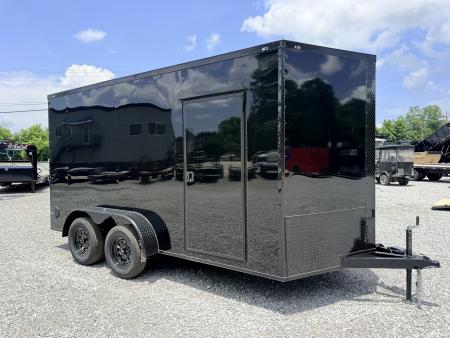 New 2026 Cargo United 7x14 TA (7FT HT) BLACKOUT .80 Polycore Cargo / Enclosed Trailer