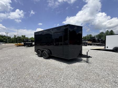 New 2026 Cargo United 7x14 TA (7FT HT) BLACKOUT .80 Polycore Cargo / Enclosed Trailer
