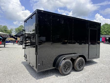 New 2026 Cargo United 7x14 TA (7FT HT) BLACKOUT .80 Polycore Cargo / Enclosed Trailer