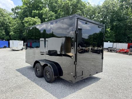 New 2026 Cargo United 7x14 TA (7FT HT) BLACKOUT .80 Polycore Cargo / Enclosed Trailer