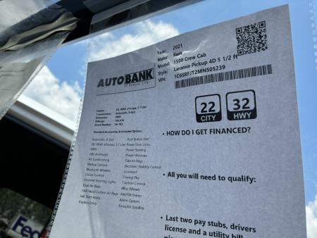 Used 2021 RAM 1500 Crew Cab Laramie ETorque Truck