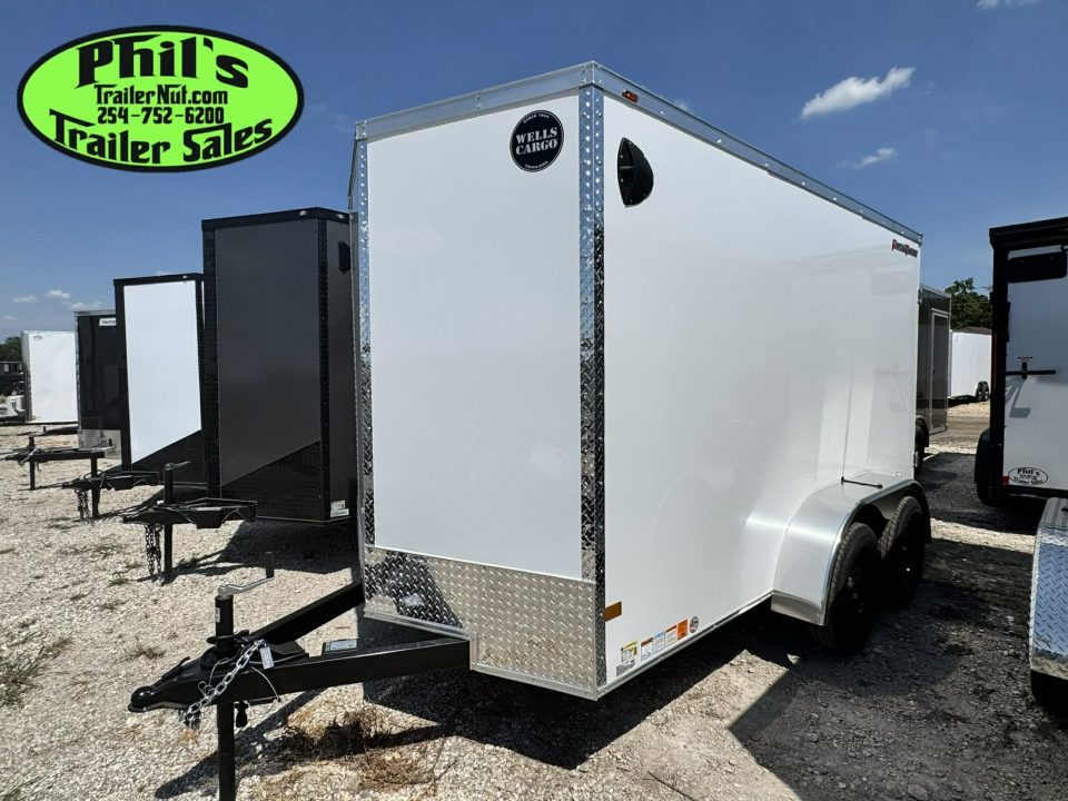 New 2026 Wells Cargo 6X12 FAST TRACK DELUX Cargo / Enclosed Trailer - REAR DOUBLE DOORS!