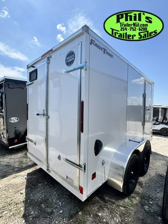 New 2026 Wells Cargo 6X12 FAST TRACK DELUX Cargo / Enclosed Trailer - REAR DOUBLE DOORS!