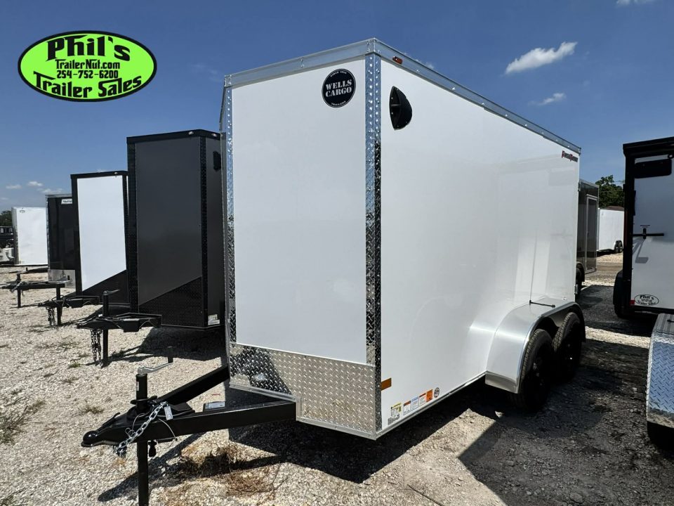 New 2026 Wells Cargo 6X12 FAST TRACK DELUX Cargo / Enclosed Trailer - REAR DOUBLE DOORS!