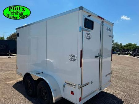 New 2026 Wells Cargo 6X12 FAST TRACK DELUX Cargo / Enclosed Trailer - REAR DOUBLE DOORS!
