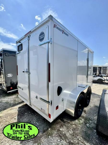 New 2026 Wells Cargo 6X12 FAST TRACK DELUX Cargo / Enclosed Trailer - REAR DOUBLE DOORS!