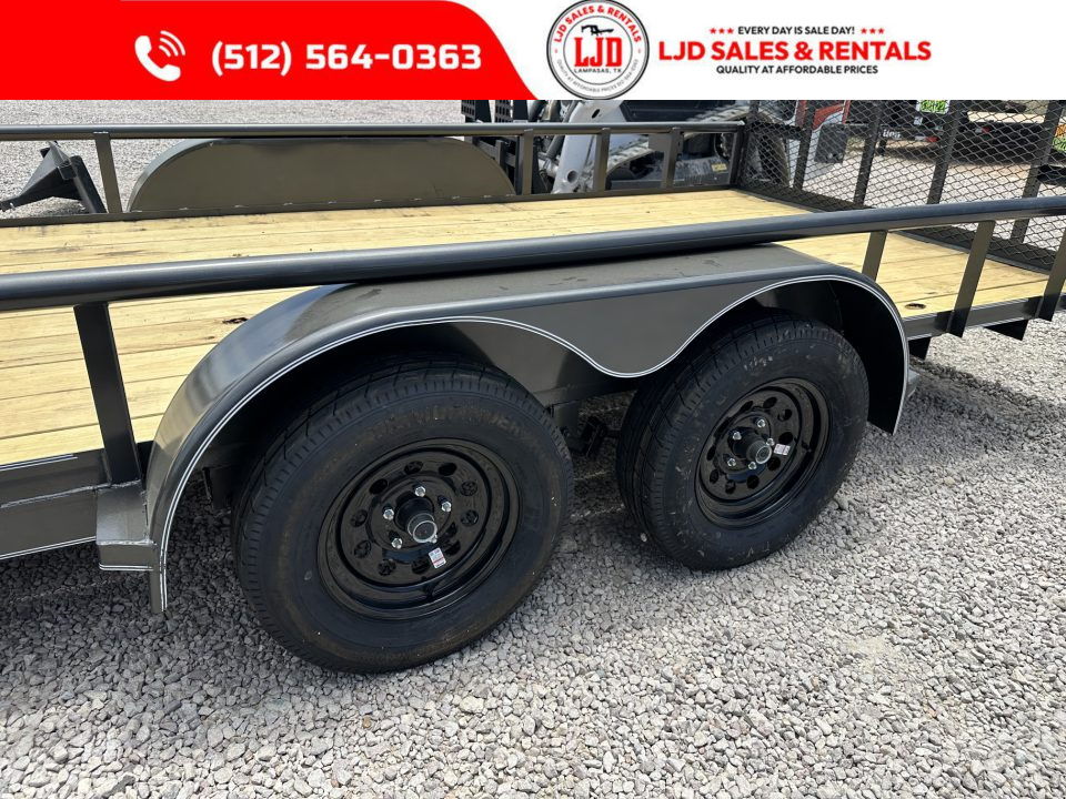 New 2026 Triple R - 83X20 Utility Trailer - 7K GVWR - 4' GATE