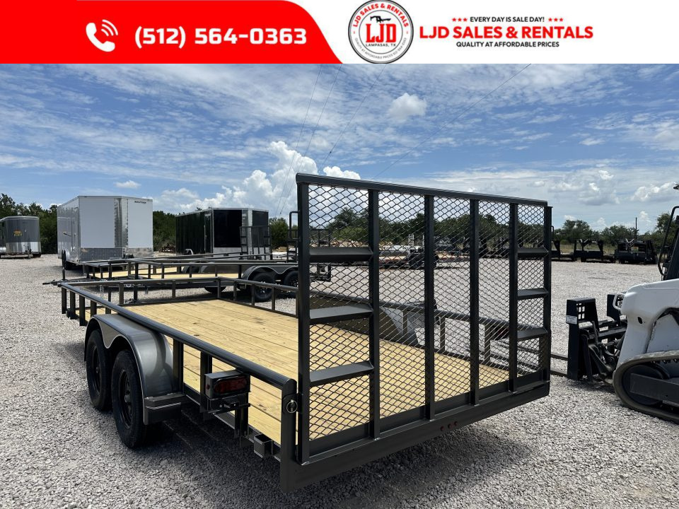 New 2026 Triple R - 83X20 Utility Trailer - 7K GVWR - 4' GATE