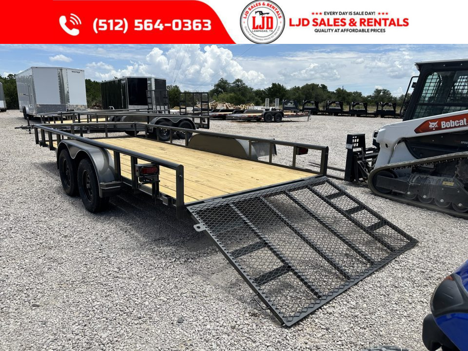 New 2026 Triple R - 83X20 Utility Trailer - 7K GVWR - 4' GATE