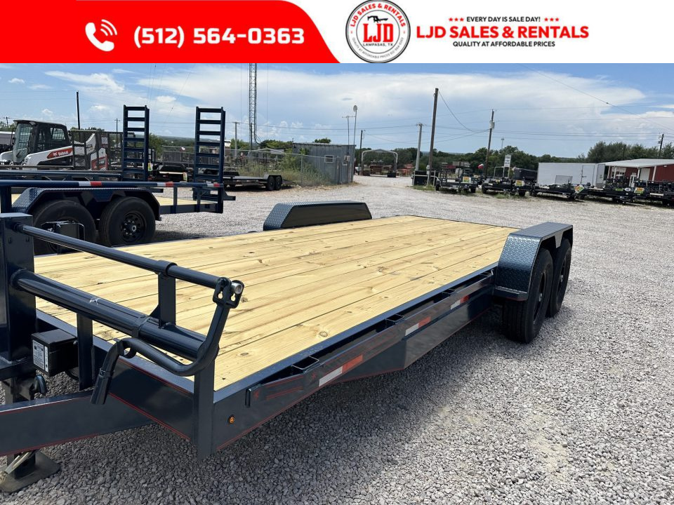 New 2026 Triple R - 83x20 - 14K GVWR Car/Equipment Trailer - Pro Axles