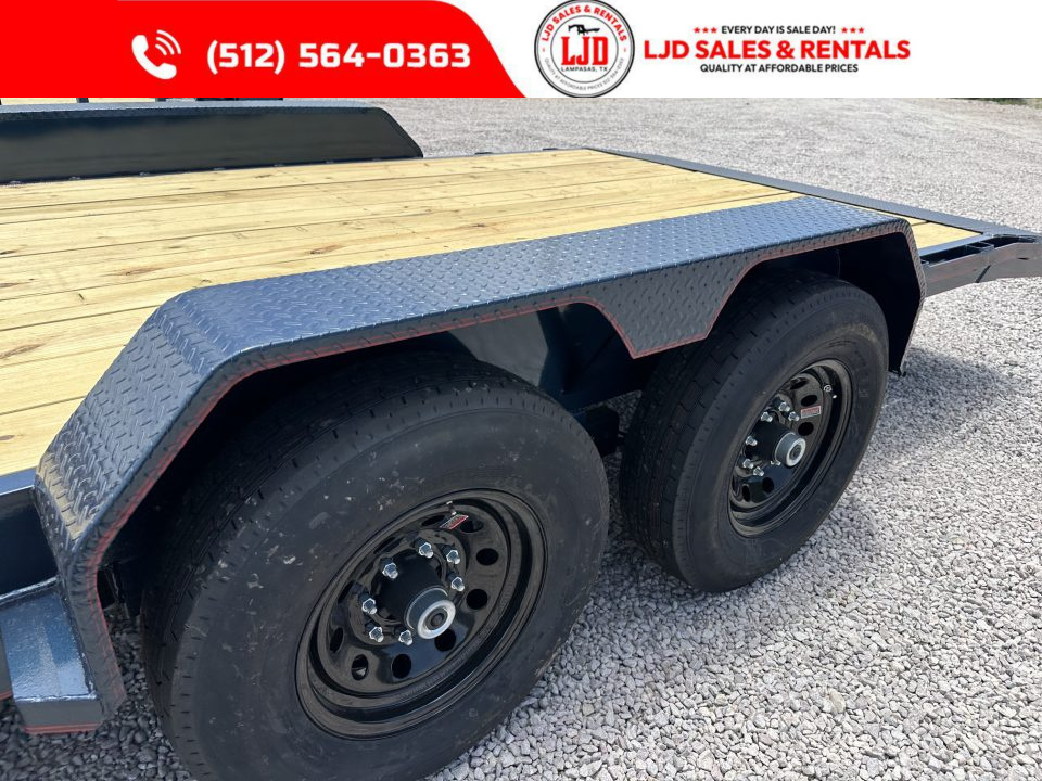 New 2026 Triple R - 83x20 - 14K GVWR Car/Equipment Trailer - Pro Axles