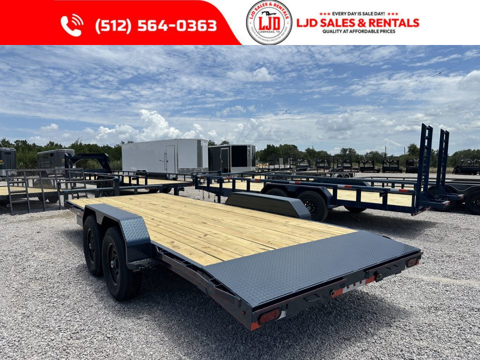 New 2026 Triple R - 83x20 - 14K GVWR Car/Equipment Trailer - Pro Axles
