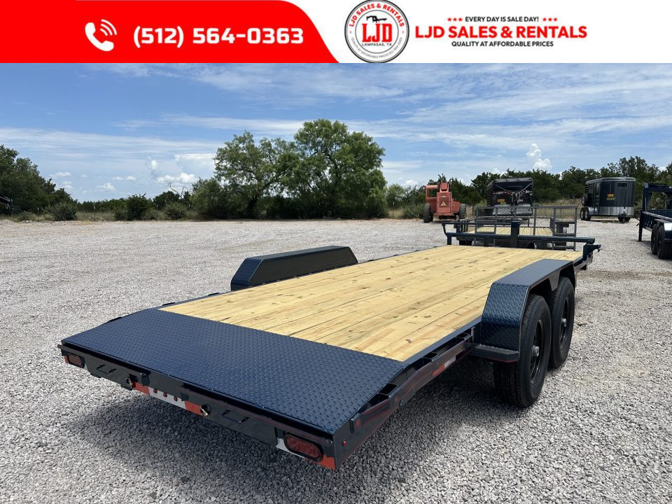 New 2026 Triple R - 83x20 - 14K GVWR Car/Equipment Trailer - Pro Axles
