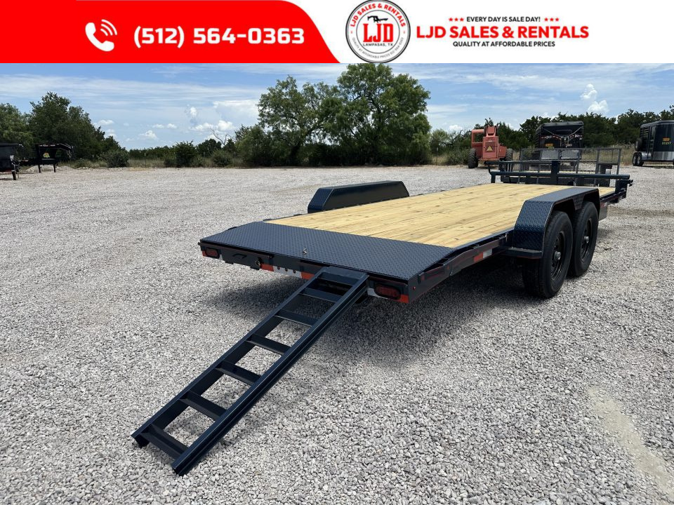 New 2026 Triple R - 83x20 - 14K GVWR Car/Equipment Trailer - Pro Axles