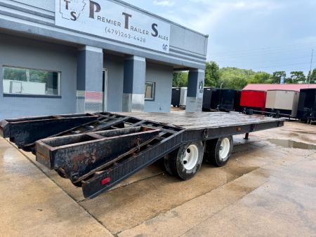 Used 1979 Other 18'+6' X 96" Pintle Hitch Equipment Trailer Equipment Trailer