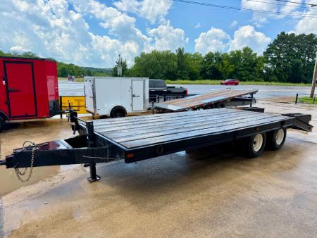 Used 1979 Other 18'+6' X 96  Pintle Hitch Equipment Trailer Equipment Trailer
