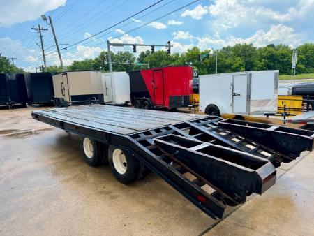Used 1979 Other 18'+6' X 96" Pintle Hitch Equipment Trailer Equipment Trailer
